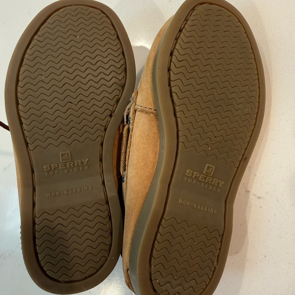 Sperry Kids Tan Boat Shoes - Picture 7 of 8